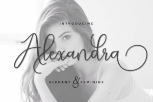 Alexandra Script: A Modern Calligraphy Font for Stylish Design