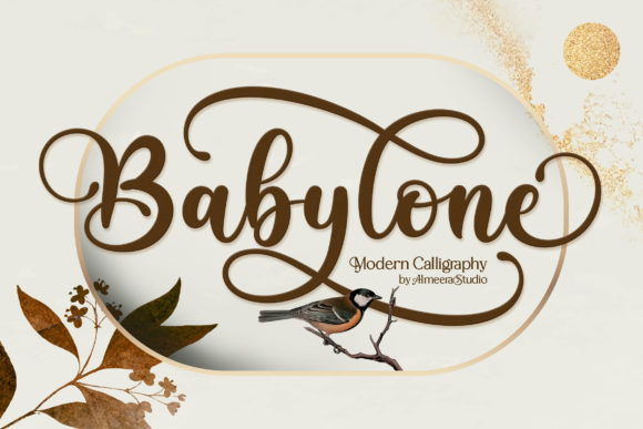 Babylone Script: A Romantic Calligraphy Font for Design Projects