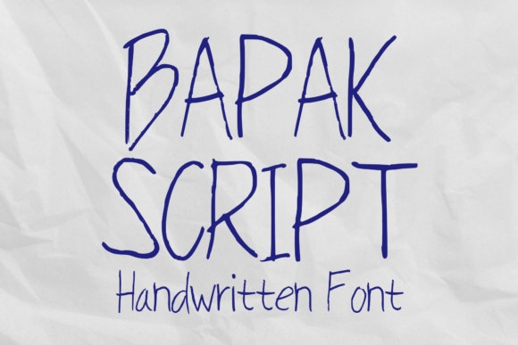 Bapak Script: The Thin Handwritten Font That Elevates Your Design Projects