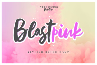 Blastpink Script: A Modern Calligraphy Font for Creative Projects