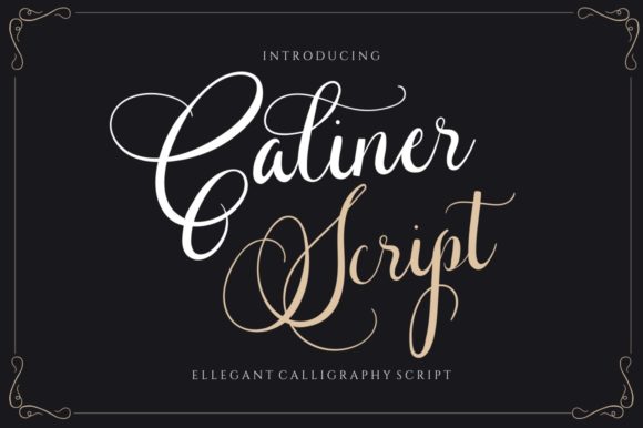 Caliner Script: A Delicate Touch for Elegant Designs