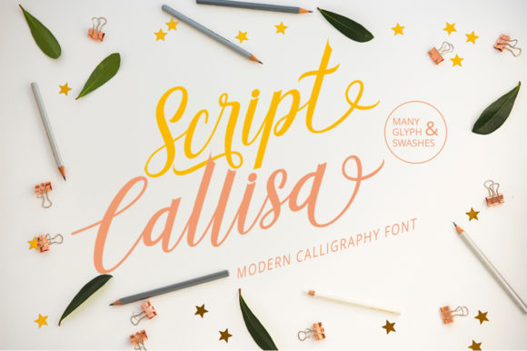 Callisa Script: A Handwritten Font with Romantic Charm