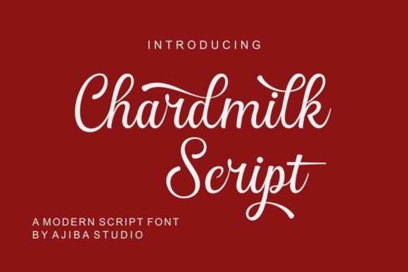Chardmilk Script: The Art of Refined Typography