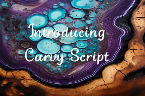 Curvy Script: Elevating Design with Graceful Typography