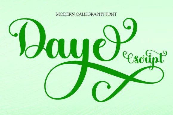 Discover the Beauty of Daye Script: A Modern Calligraphy Font for Creative Expression