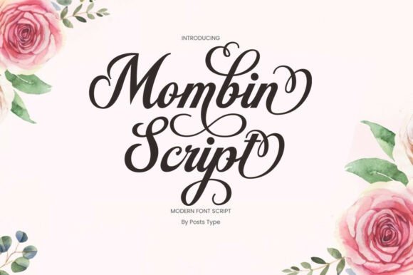Discover the Elegance of Mombin Script: A Modern Handcrafted Font for Creative Designs