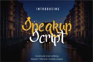 Fall in Love with Speakup Script's Bold Handwritten Charm