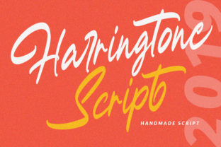 Harringtone Script: A Bold Handwritten Font with Authentic Charm
