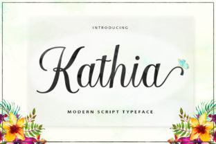 Kathia Script: A Modern Calligraphy Font for Creative Expression