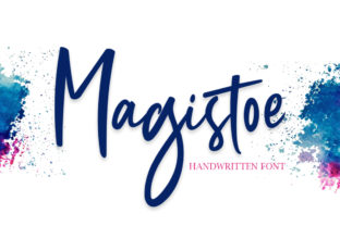 Magistoe Script: A Modern Calligraphy Font for Creative Projects