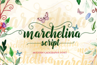 Marchelina Script: A Handwritten Font That Elevates Design with Nature-Inspired Elegance