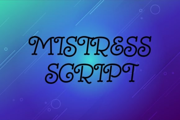 Mistress Script: A Handwritten Elegance for Modern Creativity