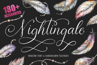 Nightingale Script: A Magical Font for Modern Designs