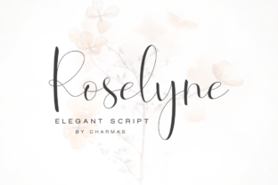 Roselyne Script: A Modern Calligraphy Font for Elegance and Creativity
