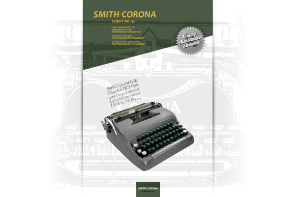 Smith-Corona Script No. 46: A Timeless Font Inspired by Vintage Typewriters