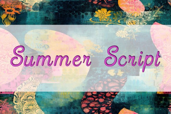 Summer Script: A Versatile Font That Elevates Design Across Mediums