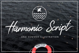The Harmonic Script: A Modern Bold Script Font for Creative Expression