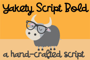 Yakety Script: A Whimsical Font for Comic-Themed Designs